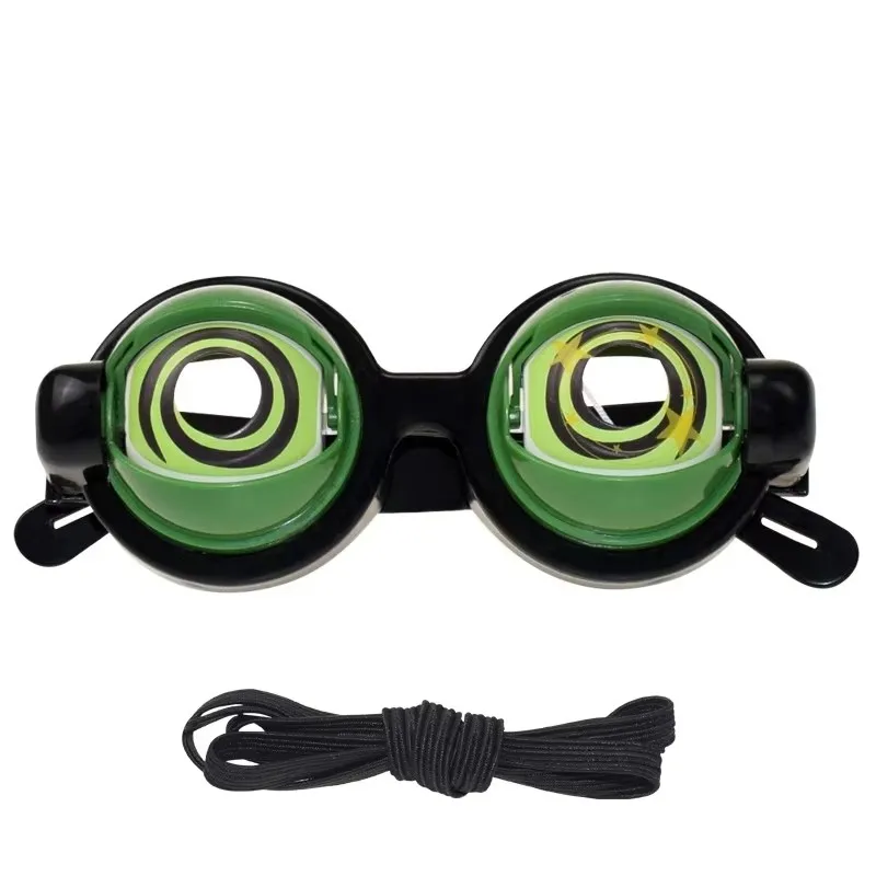 Funny Big Eye Glasses Crazy Blink Props - Adult Kids Party Accessories for Christmas Halloween Carnival Cosplay Gag Toy ﻿