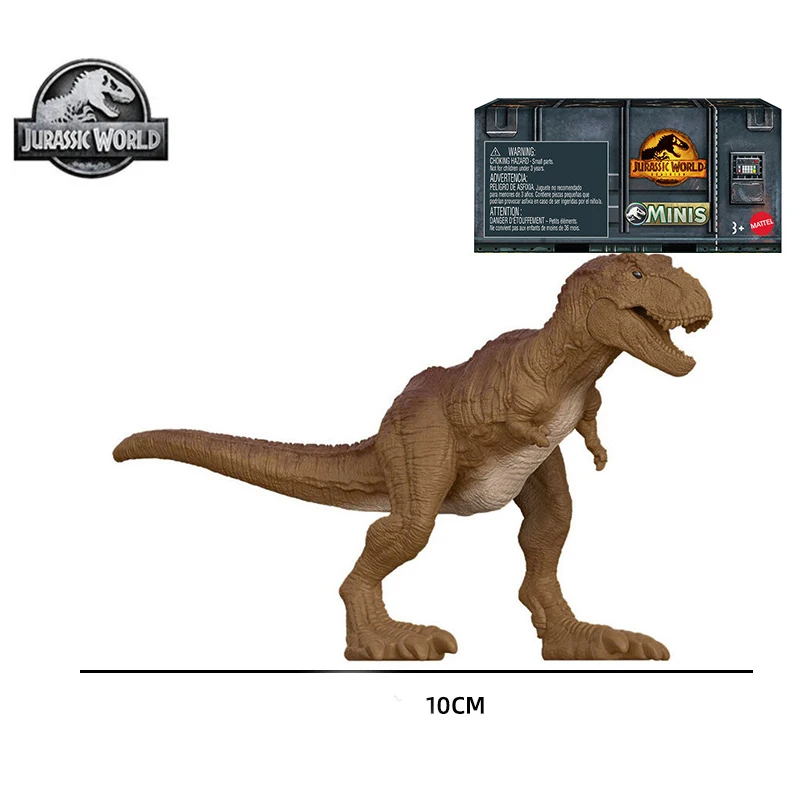 Original Jurassic World Domination Mini Dinosaur Model Anime Figure Tyrannosaurus Rex Boy Toys for Children Scytheosaurus Raptor