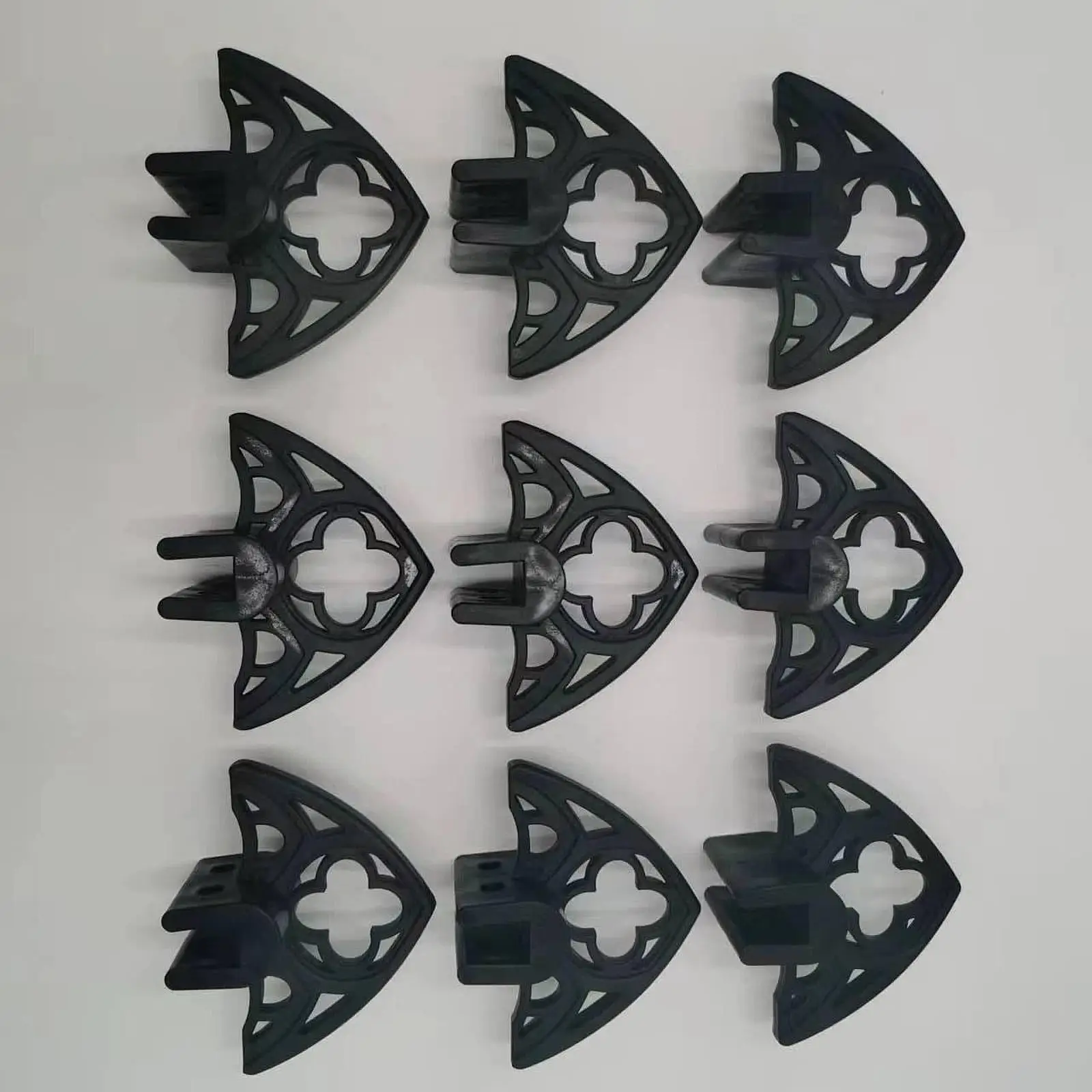 50x Snow Guards for Metal Roofs Ice Slide Preventer Reusable Reliable Compact Snow Stopper for Standing Seam Roof