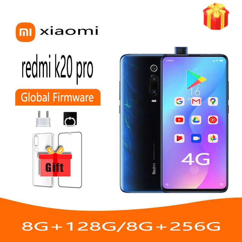 Xiaomi-smartphone Redmi K20 Pro Versão Global Celular Qualcomm Snapdragon 855 6.39 Polegada 48mp 20mp 2340×1080 Android 9t