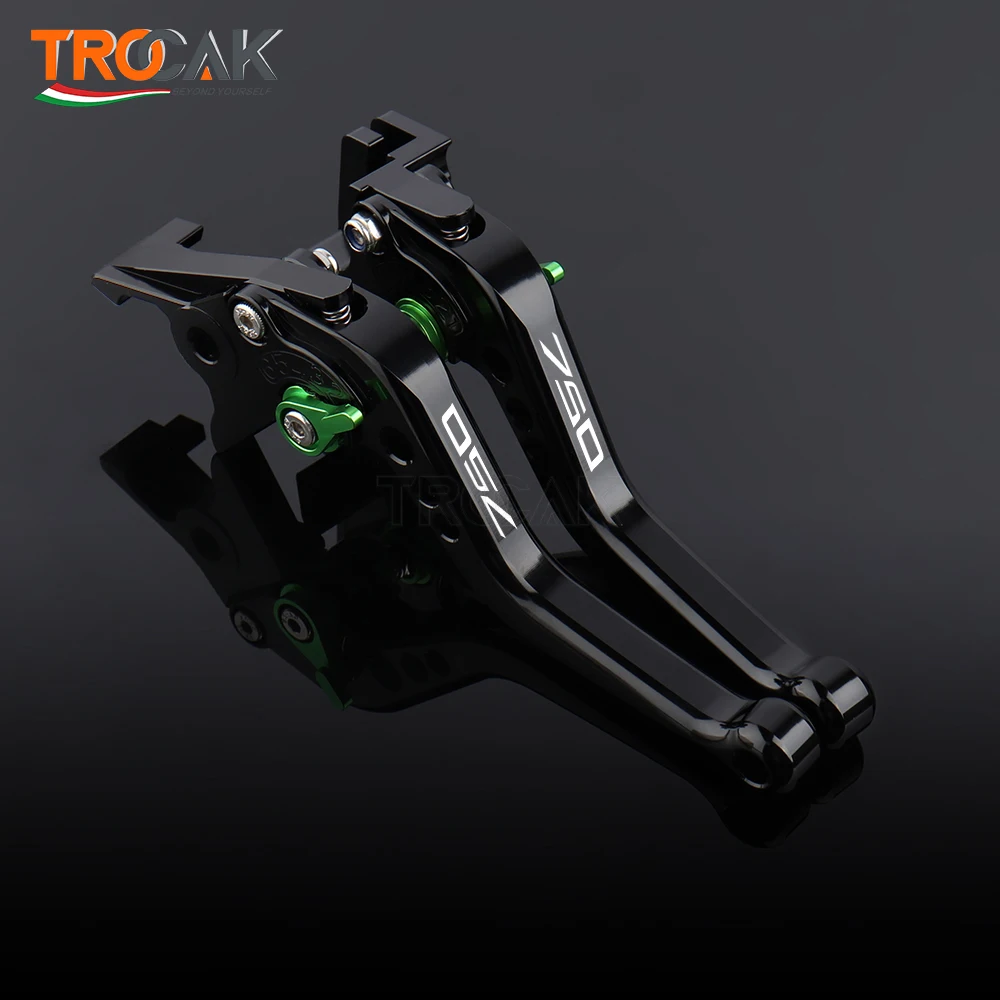 For KAWASAKI Z750 Z750(not Z750S model) 2007 2008 2009 2010 2011 2012 Motorcycle Accessories Short Brake Clutch Levers LOGO 750