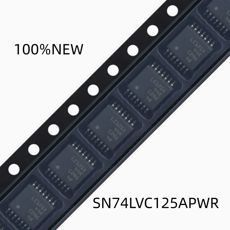 (20 Pieces) 100% New Sn74Lvc125Apwr with Silk Screen Lc125A, Tssop-14 Package, Four-Way Bus Buffer Gate Chip