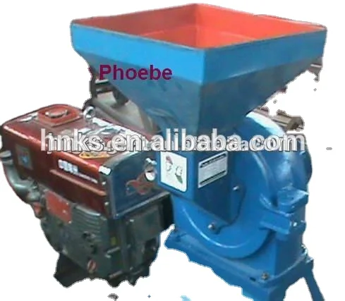 cheap price diesel engine driven grain crusher corn mill machine