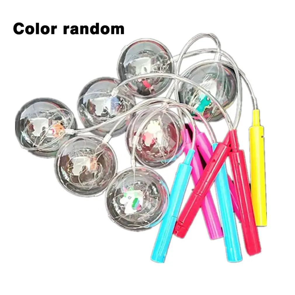 

Luminous Led Bobo Balloon Helium Transparent Ballons Sticks Wedding Birthday Party Decorations Kids Clear LED Light Balloon