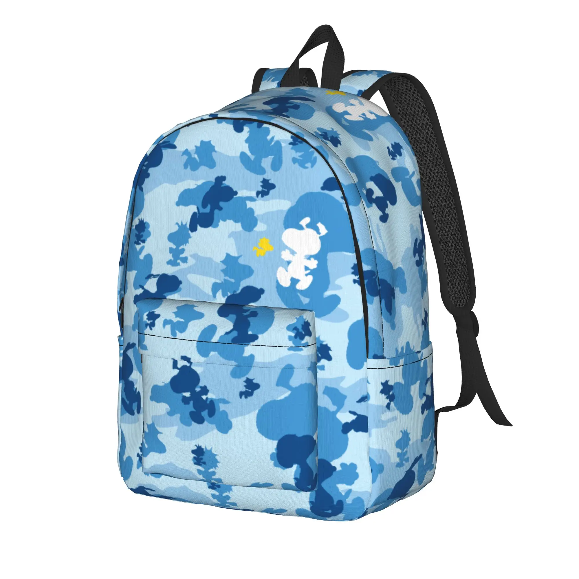 S-Dog-Snoopies Cartoon Backpack for Men Women Casual Student Business Daypack  College Canvas Bags with Pocket