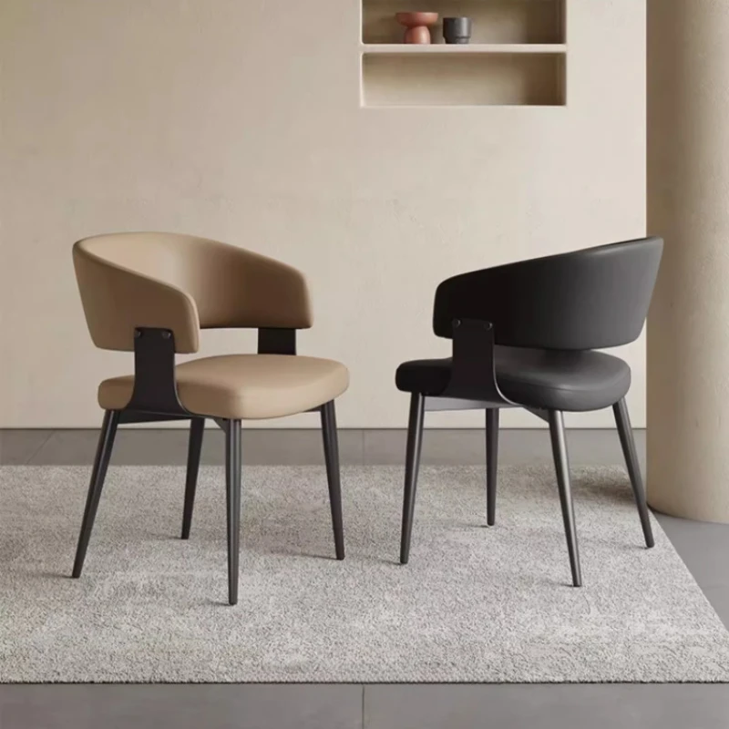 

Italian Light Luxury Dining Chairs Modern Living Room Design Kitchen Dining Chairs High end Restaurant Home Furniture