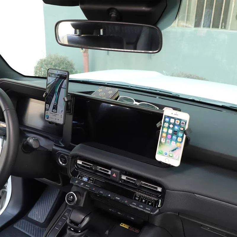 

Gao Ruying For Toyota Land Cruiser Prado 24-25 Center console Navigation Screen Storage Box Phone Holder Mount Car Accessories