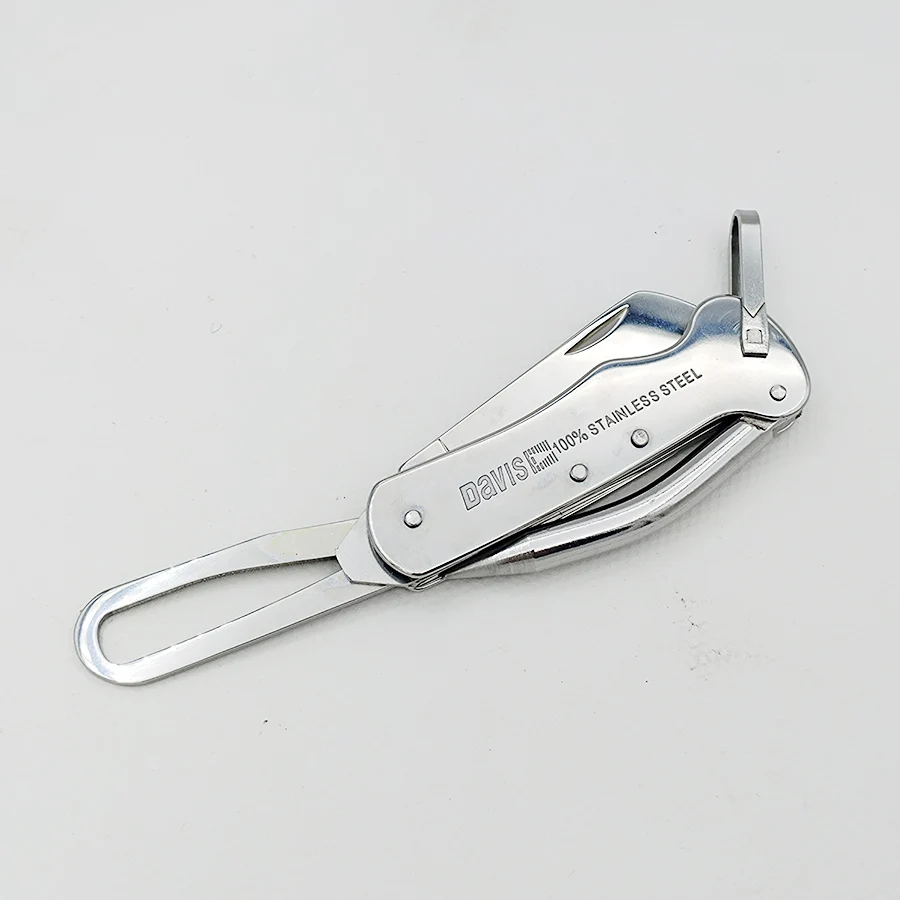 Multifunctional EDC tools  stainless steel blade Portable express unboxing knife For travel camping and fishing Folding knife