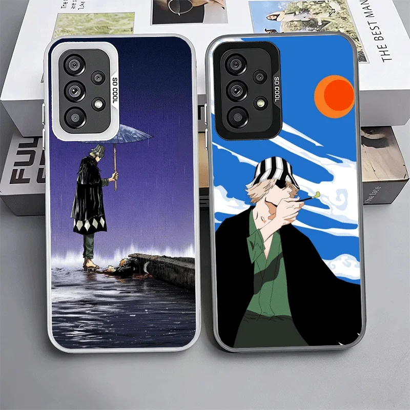 Bleach Kisuke Urahara Shockproof Phone Case for Samsung A17 A16 A15 A14 A37 A57 A36 A56 A26 A35 A55 A25 A34 A54 A24 A13 A23 A33