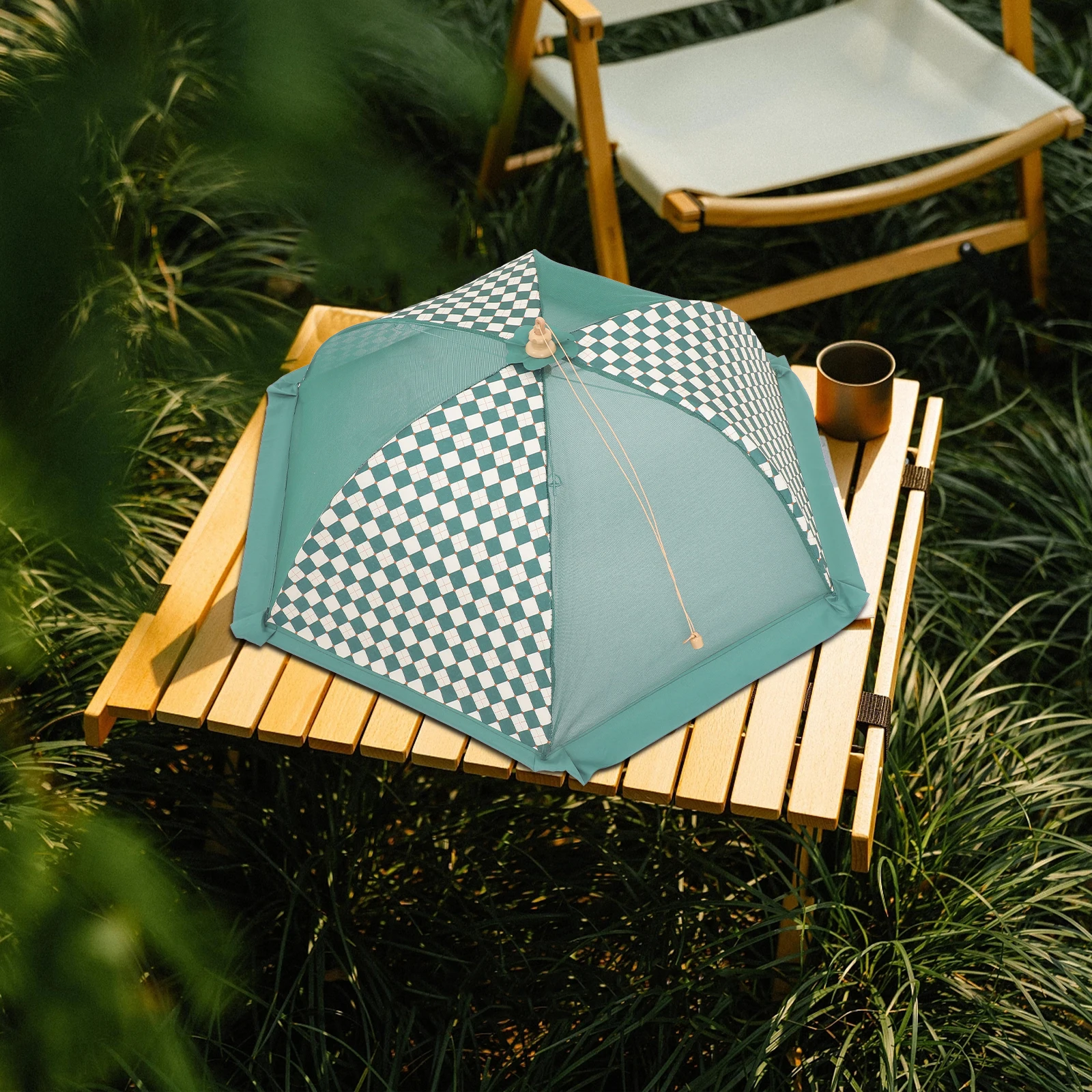 

Foldable Food Cover Mesh Tent for Outdoor Picnic Camping Party Reusable Breathable Protection Dish and Drink Cover