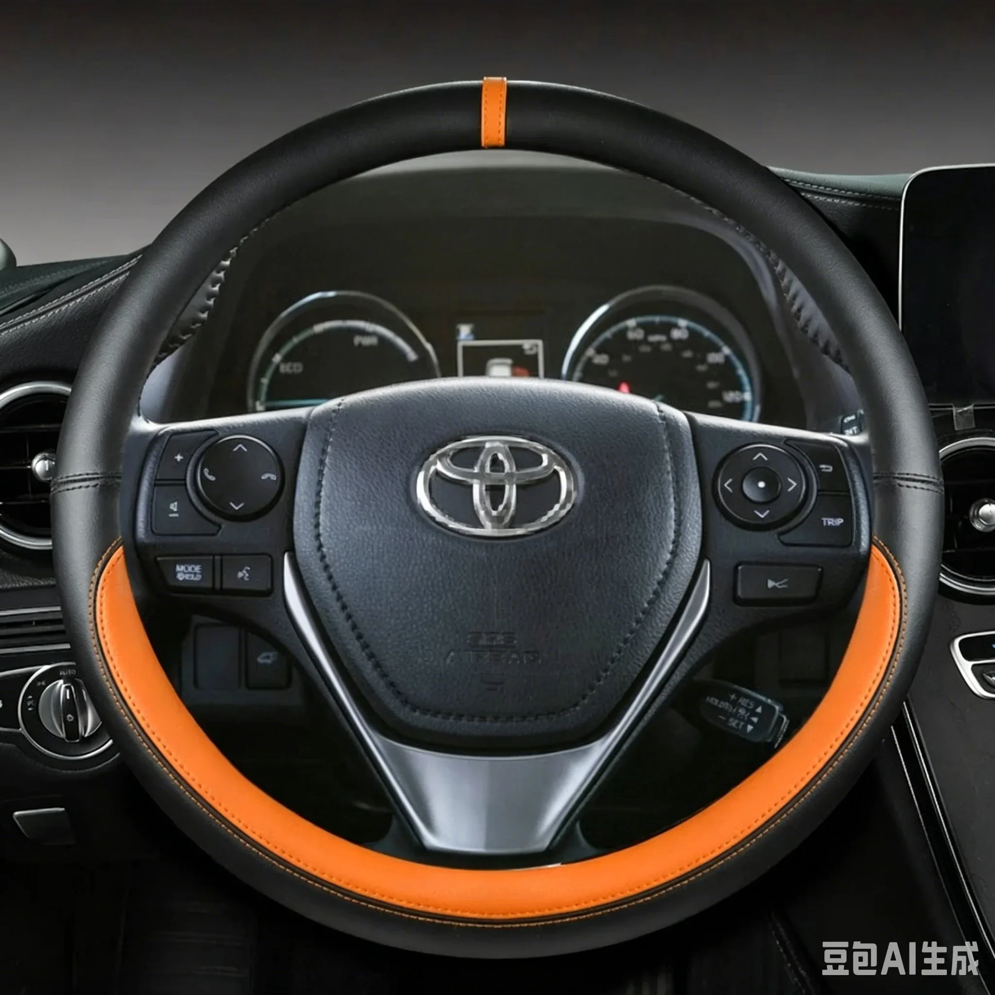 Image of PU-Leder-Lenkradbezug für Toyota RAV4 2013-2019 Corolla 2013-2017 Scion iM 2016 Auris 2013-2016 Autozubehör
