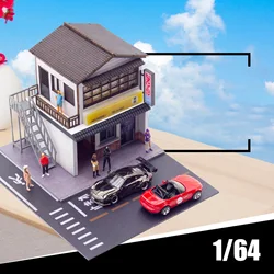 ミニチュア1:64スケールのドライクリーナー,住宅,砂,テーブル,都市,モデリング,おもちゃ,レイアウト,デスクトップ装飾