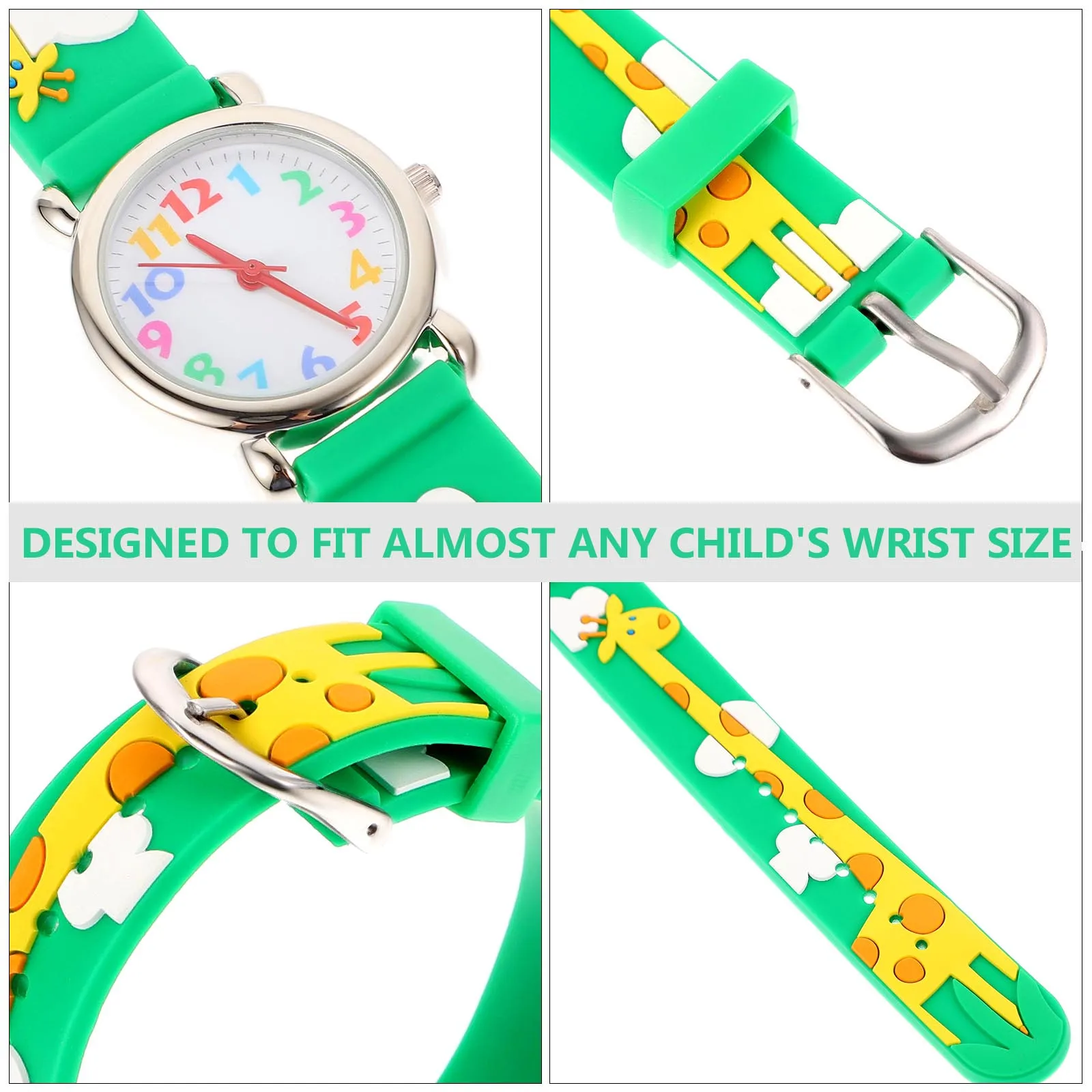 

1Pcs Lovely Wristwatch for Kids Cartoon All-Match Children Timepiece Exquisite Craftsmanship Comfortable Lightweight