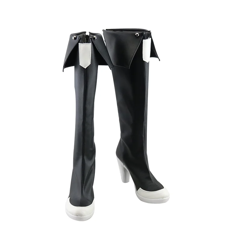 Azur Lane Cosplay Schuhe USS Enterprise Overknee-Stiefel mit hohen Absätzen Halloween Maskerade Karneval Party Kostüm Requisiten