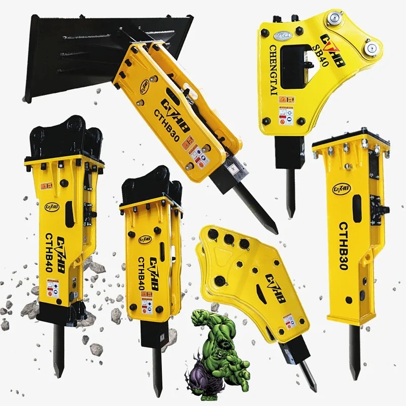 

Construction ry Parts Hydraulic Concrete Rock Breaking Hammer For Cat ry