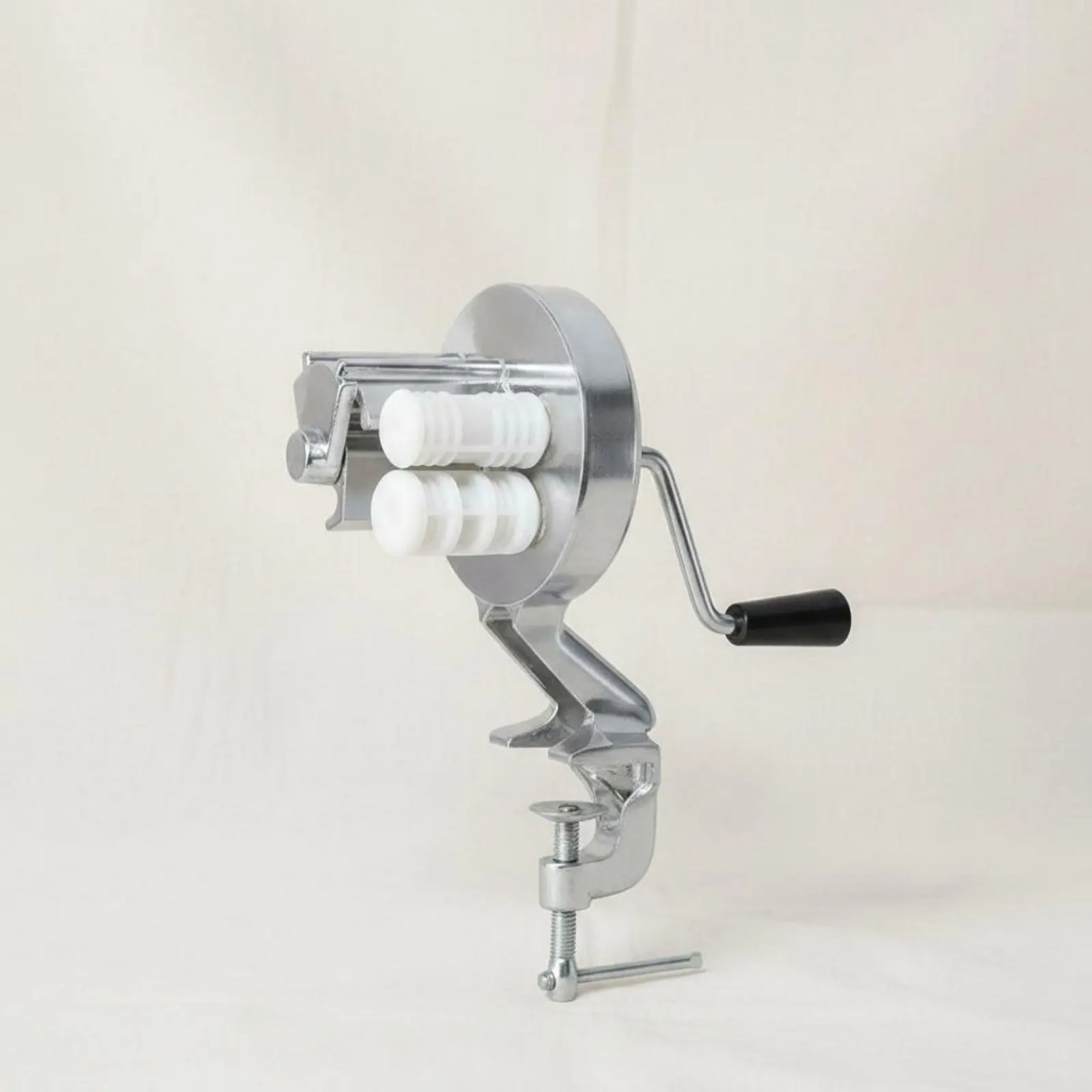 Countertop Pasta Press Table Clamp Mount Manual Macaroni Machine Hand Crank Gnocchi Press Aluminum Alloy Frame Manual Pasta