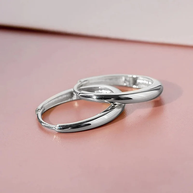 Huitan Einfache Design Mode Gold Farbe Creolen Weibliche Täglich Tragbare Vielseitige Zubehör Trendy Frauen Partei Schmuck – Detail 7