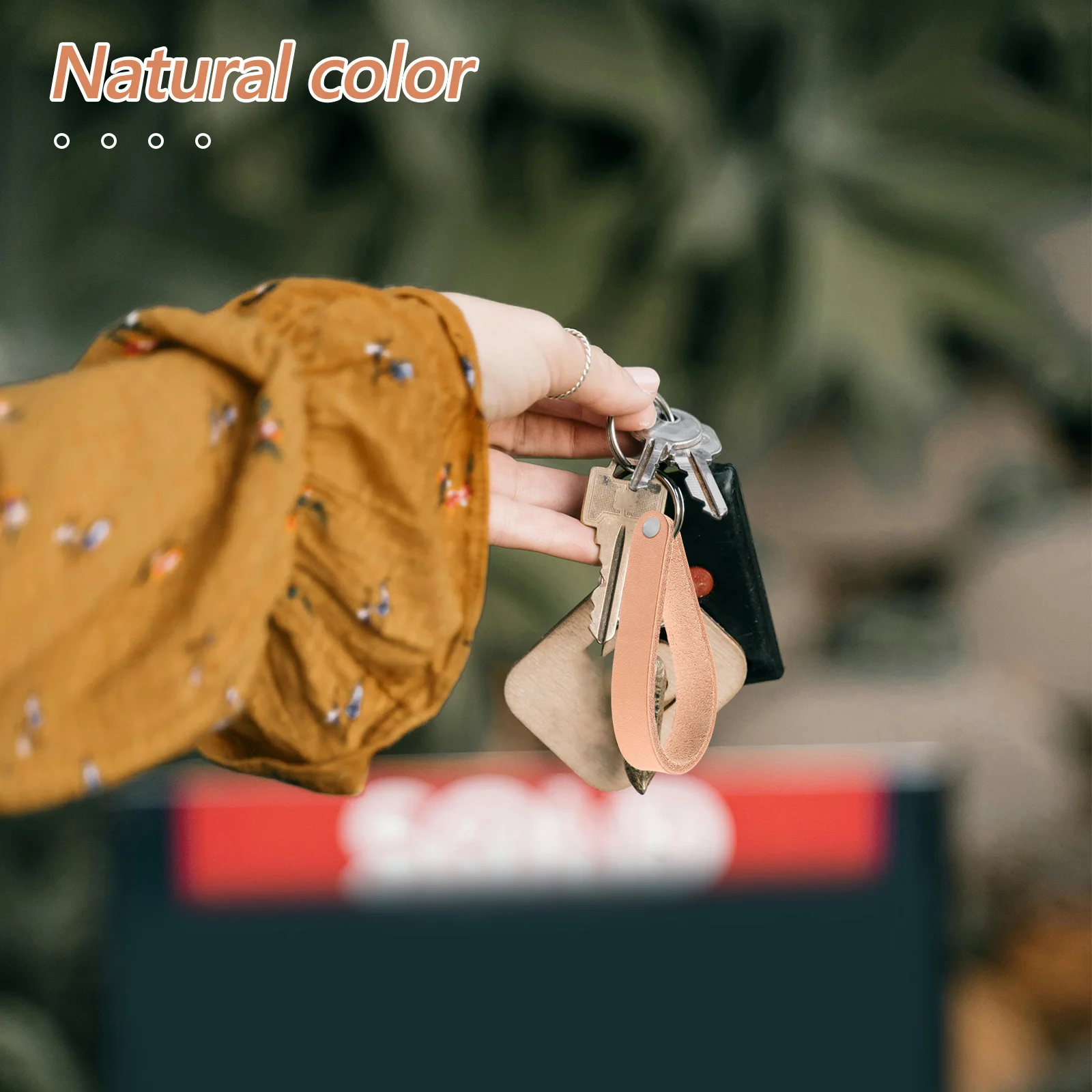 

2Pcs Blank Bracelet Vegetable Tanned Durable DIY Wristband Kit for Crafting Keychain Accessories Mens Wristband