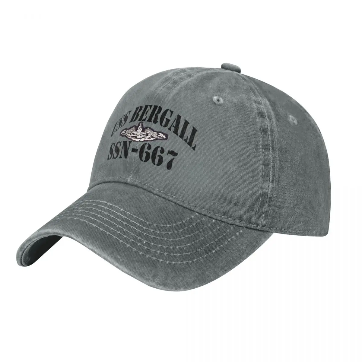 

USS BERGALL (SSN-667) SHIP'S STORE Baseball Cap Beach Bag Horse Hat beach hat Women's Hats For The Sun Men's