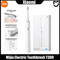 Xiaomi Mijia Electric Toothbrush T300 IPX7 Waterproof Ultrasonic Vibration Toothbrush Efficient Whitening Teeth Cleaning