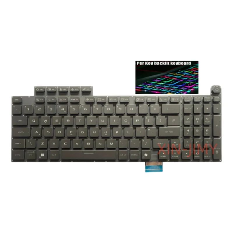 UK Per-key RGB backlit Laptop Keyboard For Asus ROG Gungod 9plus G815 G835 G835L G815P G835LWG835 with AI key