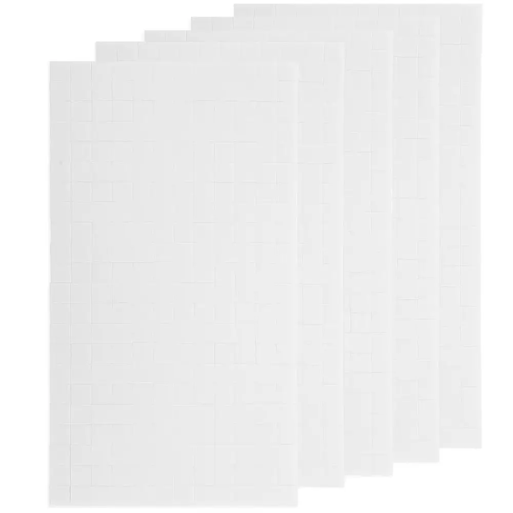 5pcs Removable Double Sided Sticky Dots Strong Glue Residue-Free Foam Adhesive Tape Universal Double Sided Tape