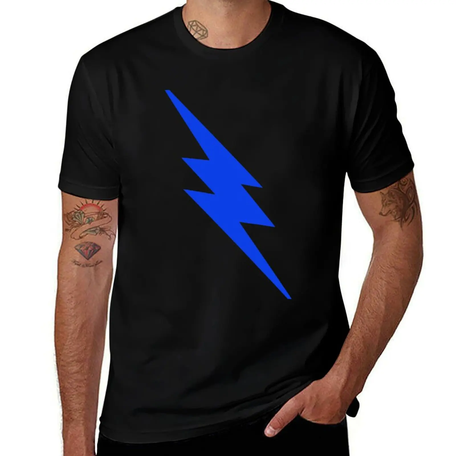 

Blue Lightning Bolt T-Shirt Halloween Theme T-Shirt