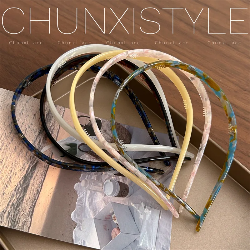 Premium Acetate Hair Clip with Glasses Danish Minimalist Design Tortoiseshell Pattern Practical Hair Accessory