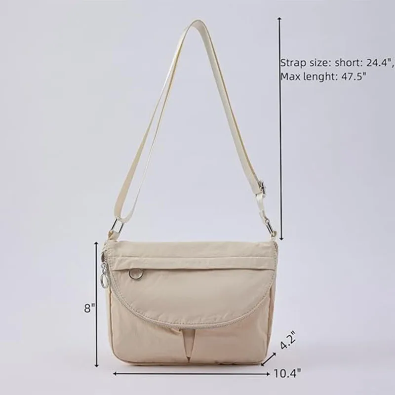 CTR5-Crossbody Bolsa para Mulheres, Bolsa Festival Casual com Alça Ajustável, Bolsas de Ombro Femininas, Viagem, Treino, 5L