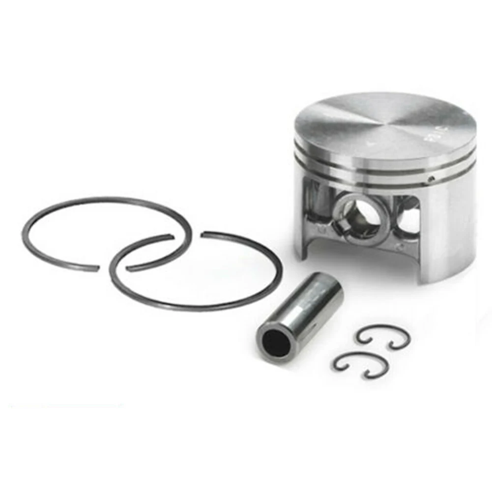 Practical High Quality Piston Rings For Meteor Wrist Pin Circlips Garden Power Tool Piston 52mm Accessories Chainsaw