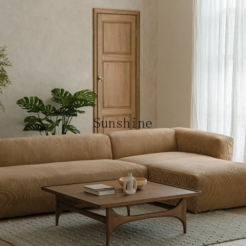 

Nordic minimalist home living room combination fabric sofa