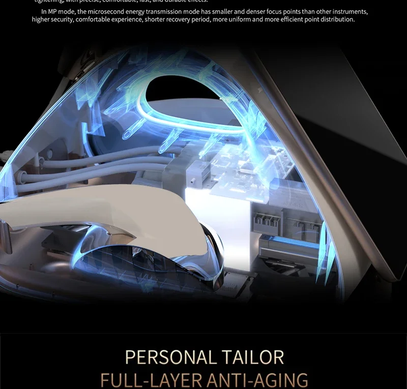 เครื่องยกกระชับผิวหน้าและผิวกายแบบพกพา ระดับมืออาชีพ ขนาด 13.3 นิ้ว ระบบยกสองชั้น ช่วยลดเลือนริ้วรอย ฟื้นฟูผิว กระชับผิว