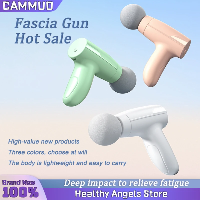 

Muscle Mini Pink Massage Gun Deep Tissue Handheld Massage Gun Therapy Gun Fascia Gun Massagegun Massagers Handheld Deep Tissue