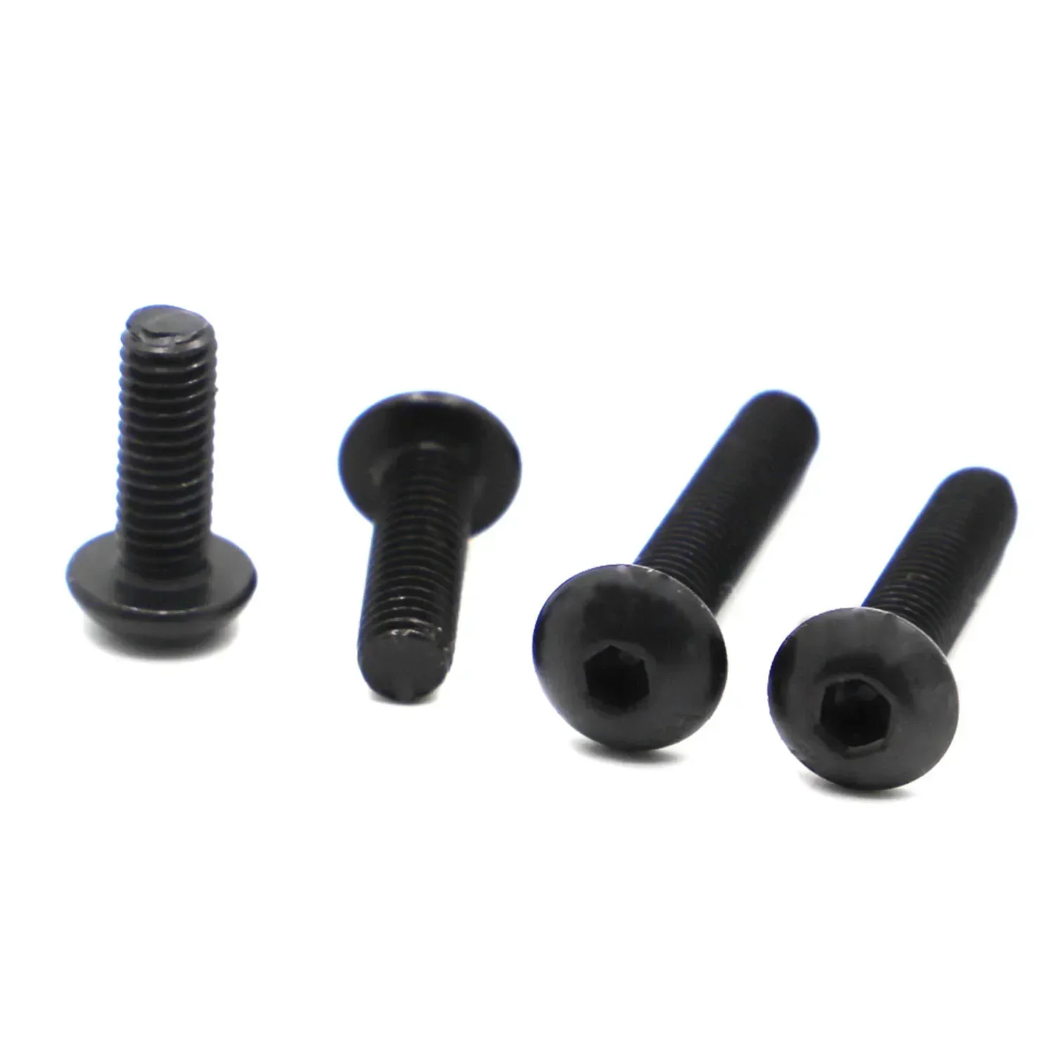 

10.9 Steel Mushroom Hex Socket Button Head Screw Bolt ISO7380 M1.6 M2 M2.5 M3 M4 M5 M6 M8 M10 M12 Black Grade