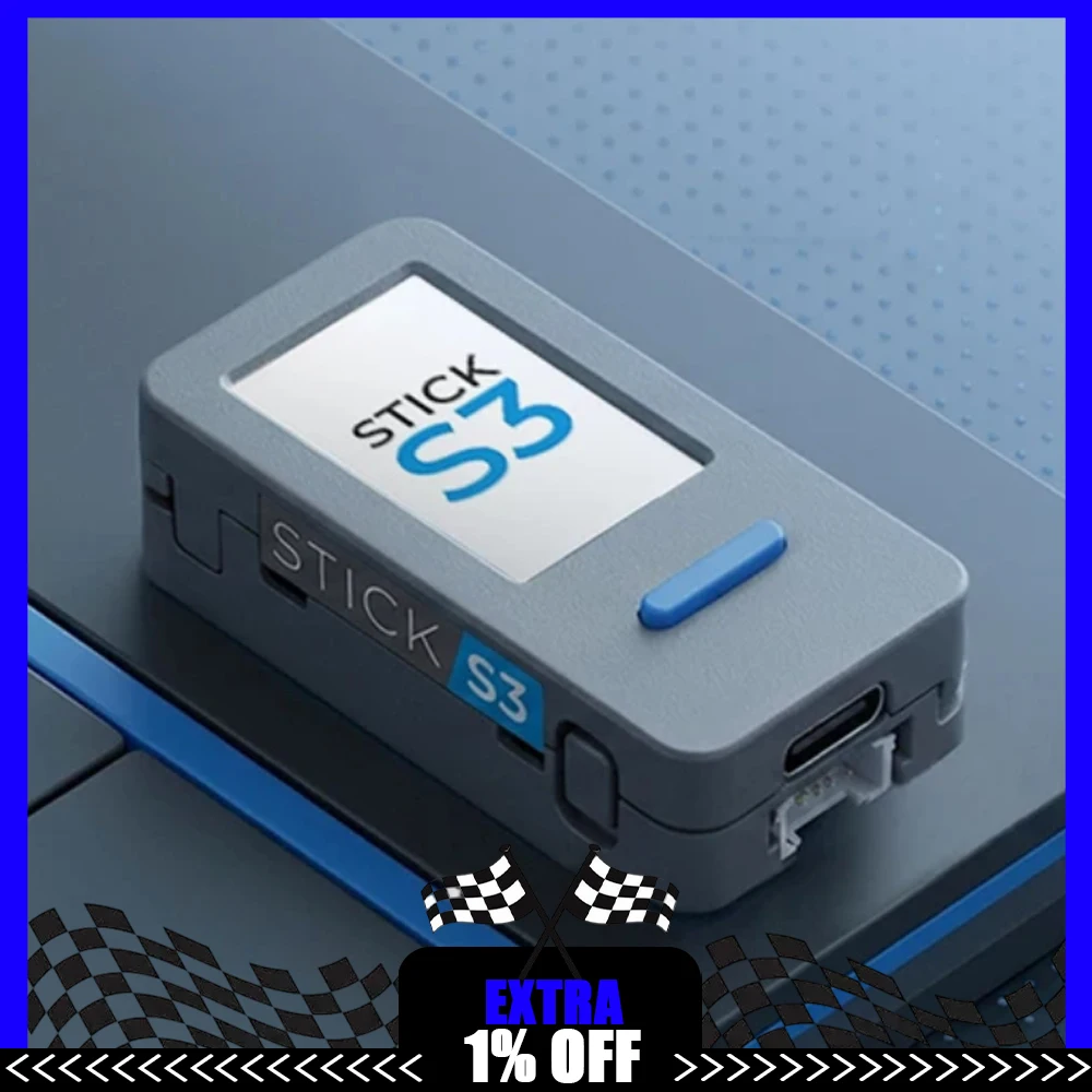 M5Stack StickS3 IoT Programmable Controller High Sensitive MEMS Microphone ES8311 Audio Decoding Chip Development Kit For Gifts