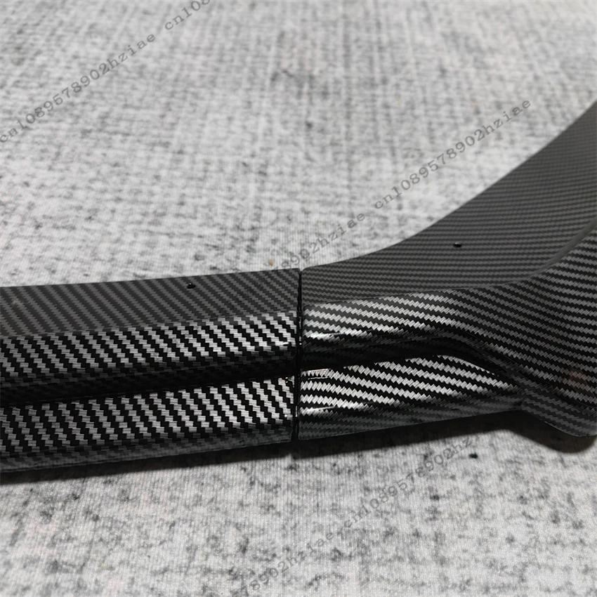 Gloss Black Front Bumper Lip Spoiler For Seat Leon MK3 MK3.5 2012-2019 ABS Spoiler Lip Diffuser Cover Tuning Custom Accessories
