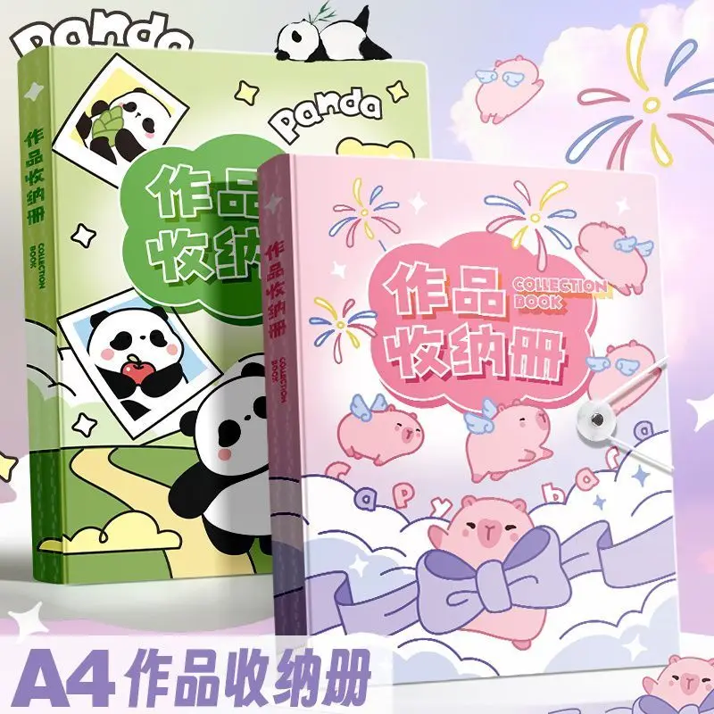 

Папка для книг с данными формата А4, студенческая экзаменационная бумага для хранения книг, утолщенная прозрачная вставка с героями мультфильмов, коллекция книг, папки для хранения продуктов