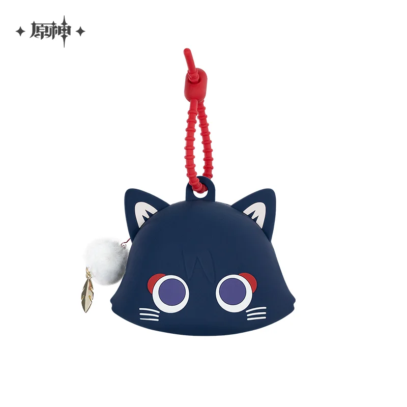 

Official Wanderer Fairy Tale Cat Coin Purse Cosmetic Bag Anime Pendant Cosplay Plush Storage Bag Mini Silicone Wallet Gifts