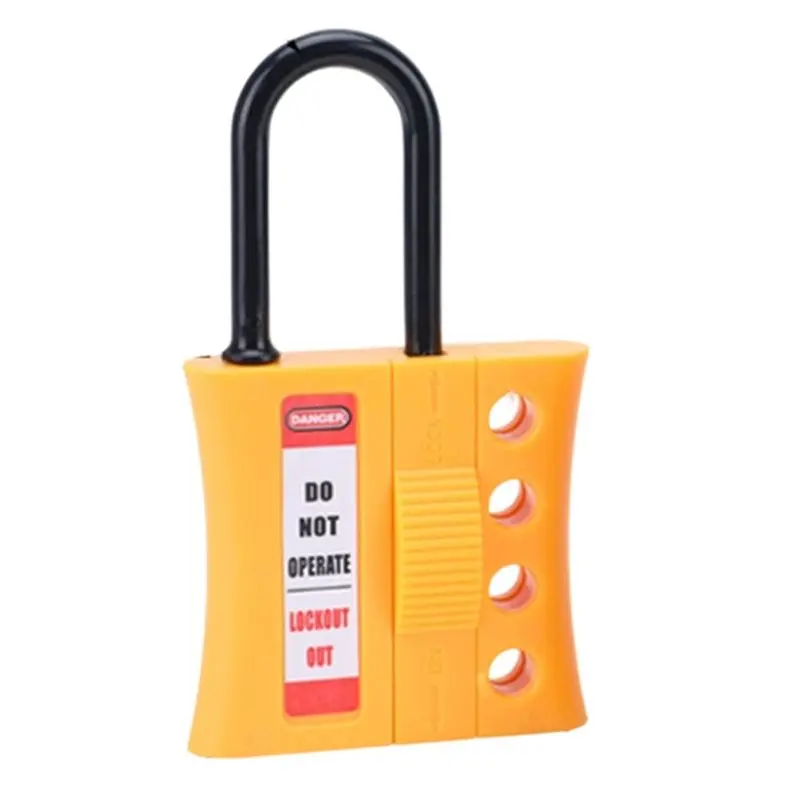JFB Insulated Nylon 4-Hole Lockout Tagout Hasp Safety Lock Device For High-Risk Environments Sk05