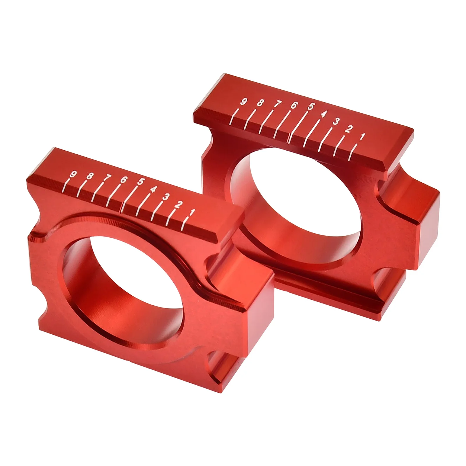 Motorcycle CNC Aluminum Rear Chain Adjuster Axle Blocks For Honda CR125 CR150 CRF 250R CRF 250X CRF 250RX CRF 450R CRF 450RX