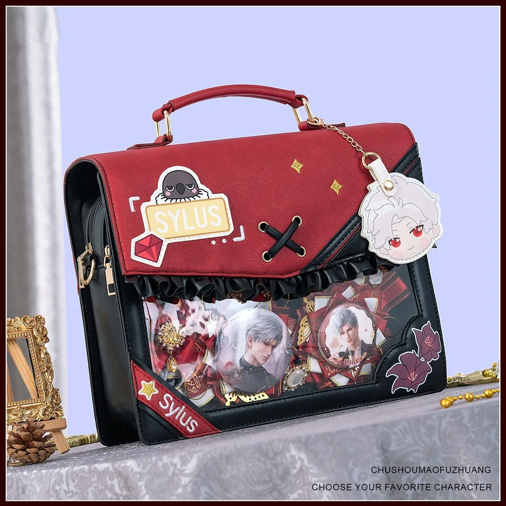 

Game Love and Deepspace Sylus Preppy Messenger Bag Cosplay Theme Impression Backpack Student Sylus Shoulder Hanbag 2025 New