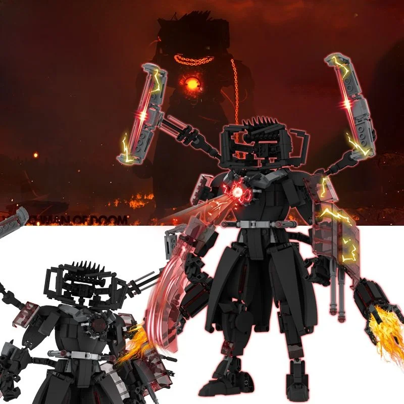 

Surveillance Person Parasite Variant Titan TV ible Micro Particle Blos Toilet Person And Surveillance Person Toy Blos