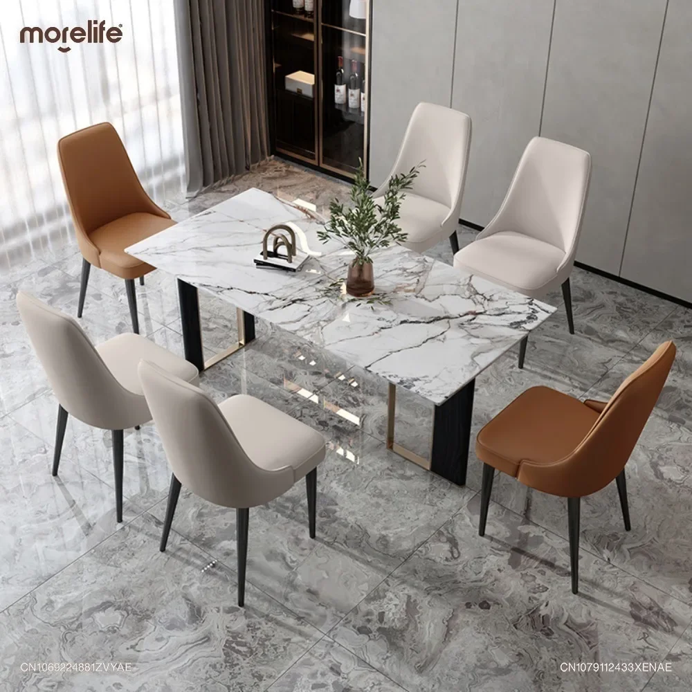 

Nordic Style Dining Chairs Modern Minimalism Designer Creative Art Light Luxury Living Room Backrest Chair Home Furniture K01