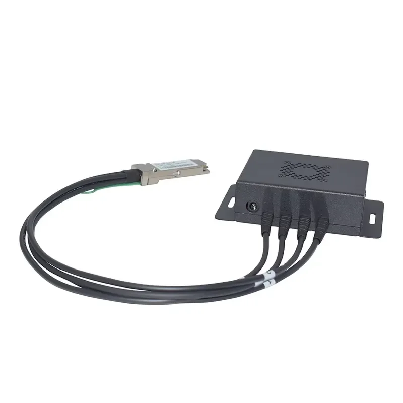 2026 HOT 40G QSFP+ Extender to SFP+ Adapter Module Box Breakout to SFP+ Cage