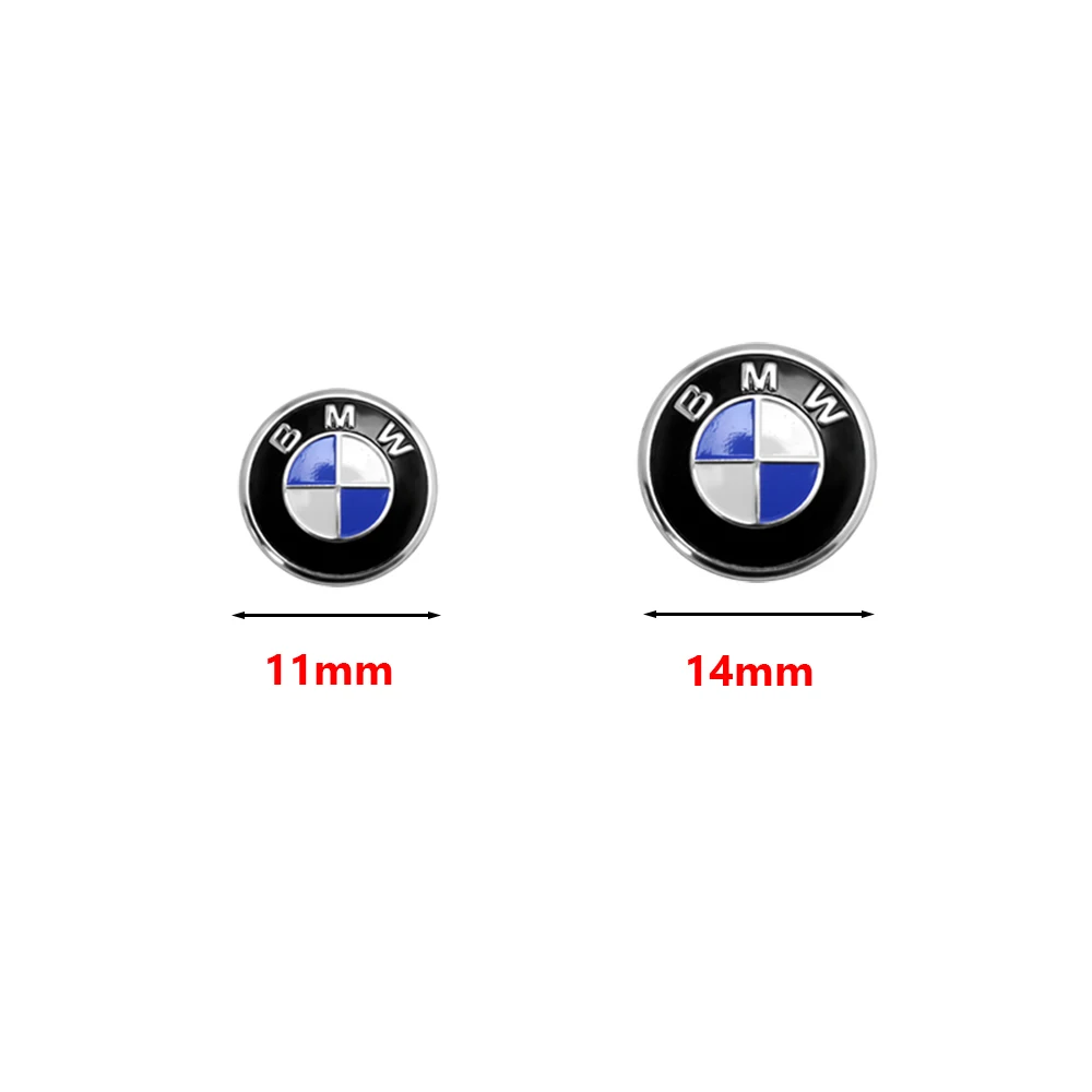 5/10/20pcs Car Key Shell Remote Fob Emblem Sticker For Bmw 3 2 5 Series E90 F10 E60 X3 F25 E46 X5 G05 F30 X5 E53 E91 M M2 M3 M5