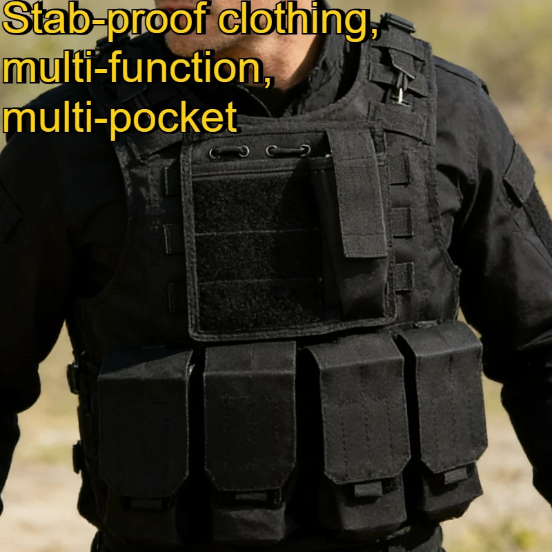 Picture 3: Multi pocket tactical vest role-playing combat suit hunting vest
