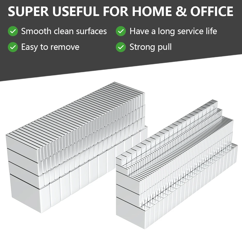 Block Magnet N35 NdFeB Powerful Neodymium Magnets 5x5x5,10x5x2,20x10x3,25x15x5,30x10x5mm  Super Strong Permanent Magnetic imanes