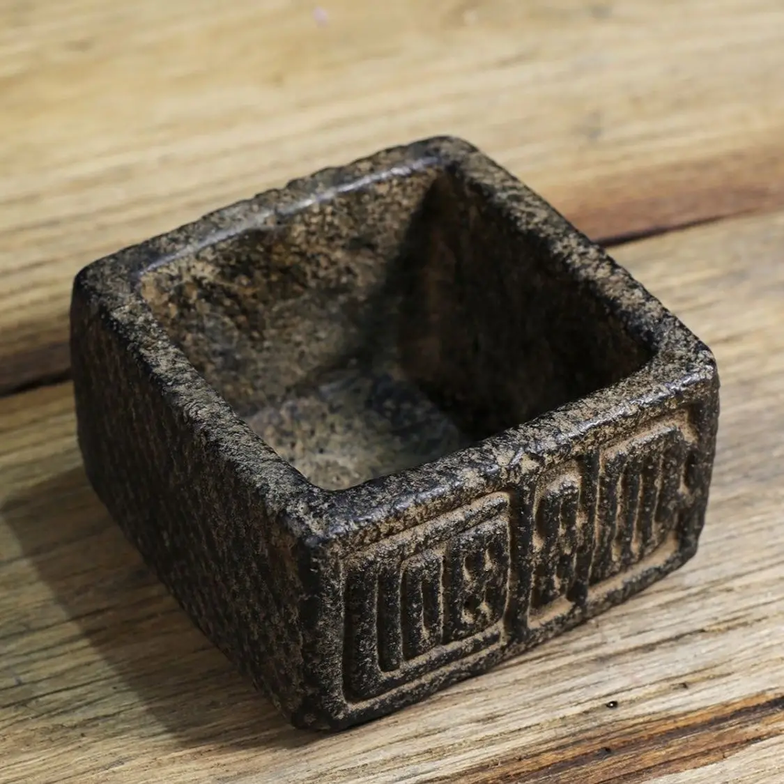 Antique Chinese Ceramic Multi-Functional Planter Ashtray Incense Burner Drainage Hole-Free for Outdoor Garden Home Decor Gift