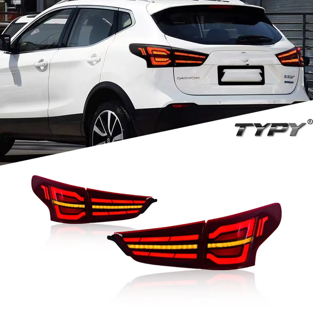 

Car Styling Tail Lamp Assembly For Nissan Qashqai Tailight 2016-2022 Upgrade Modified to NEW Qashqai Dynamic Turn LED Taillight