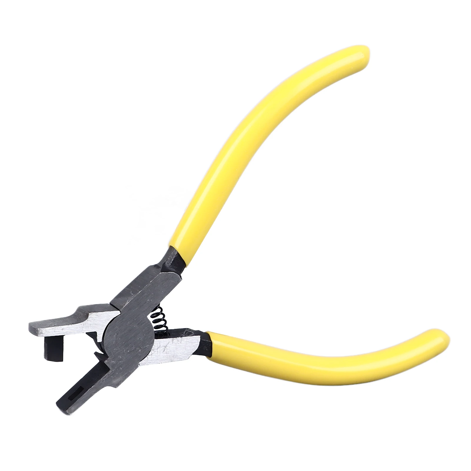 Lederen Perforator Tang Horlogeband Puncher Lederen Rubberen Band Punch Tang Koolstofstaal Hand Punch Tool 4x2mm Gat